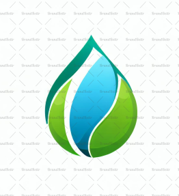 Wassertropfen und Blatt